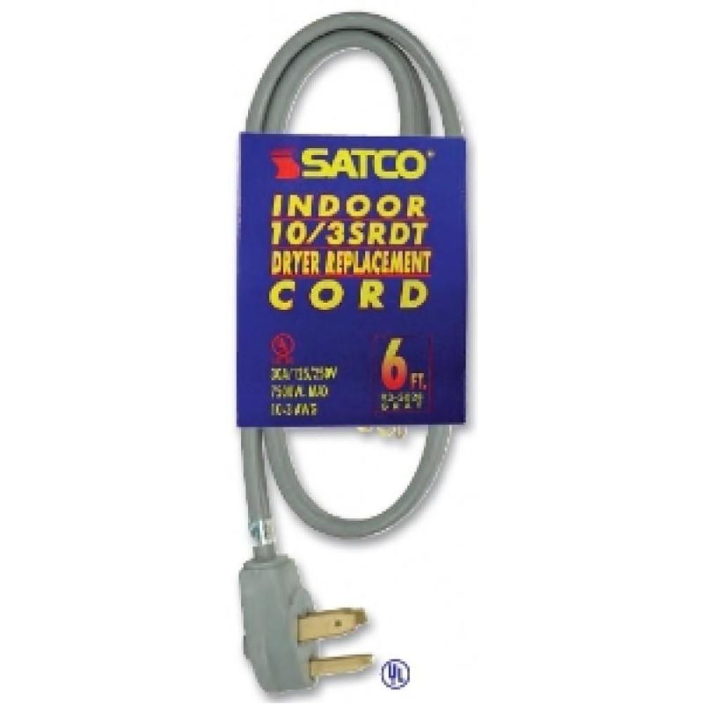 Satco 3 Ft 10-3 Srdt Gray Flat Range