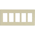Satco Claro 5 Gang Wallplate Al