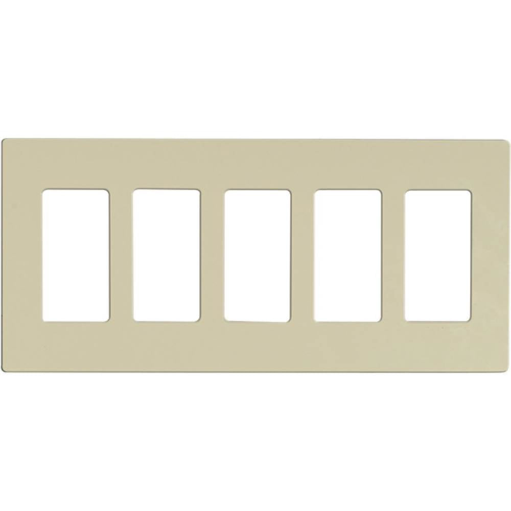 Satco Claro 5 Gang Wallplate Al