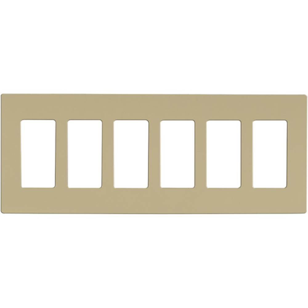 Satco Claro 6 Gang Wallplate Iv
