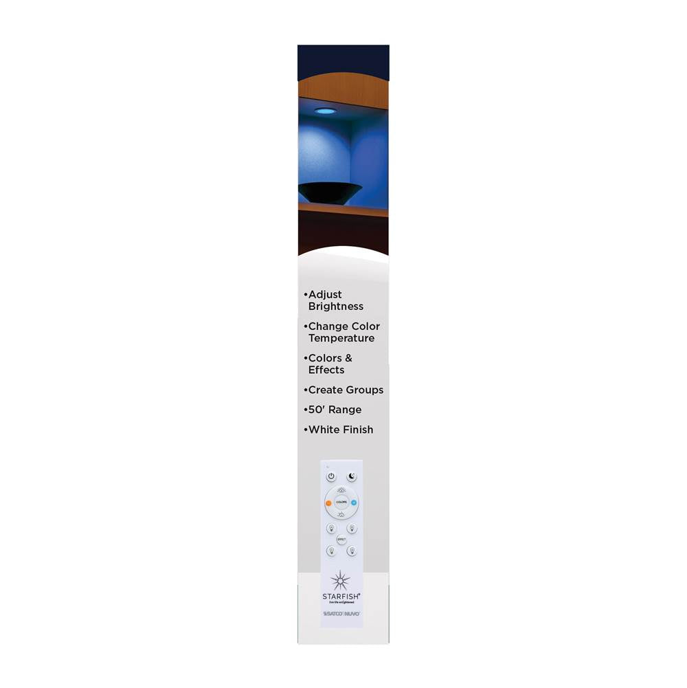 Satco S11282 White Remote For Starfish Lighting - White Finish Image 2