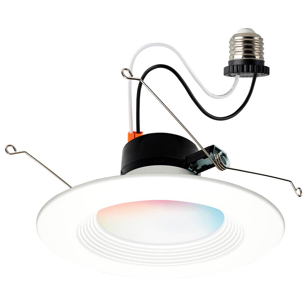 Satco  13 Watt; Led Retrofit Downlight; 5-6 Inch Round; Starfish Iot; Rgb And Tunable White; 120 Volt; 90 Cri; White Finish