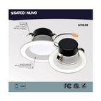 Satco S11638 White 8wled/rdl/4/rgbtw/rnd/wh Image 4