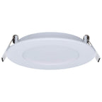 Satco S11680 White 8 Watt Led Direct Wire Performer Series Downlight - Remote Driver - 4 Inch - 27k/3k/35k/4k/5k Cct Selectable - Round - Flat Face - White Finish Image 8