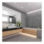 Satco S11680 White 8 Watt Led Direct Wire Performer Series Downlight - Remote Driver - 4 Inch - 27k/3k/35k/4k/5k Cct Selectable - Round - Flat Face - White Finish Image 3