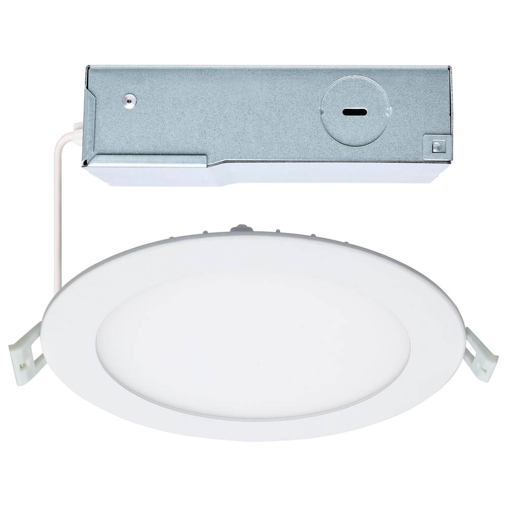 Satco S11827R1 White 12wled/dw/el/6/cct-sel/rnd/rd Image 1