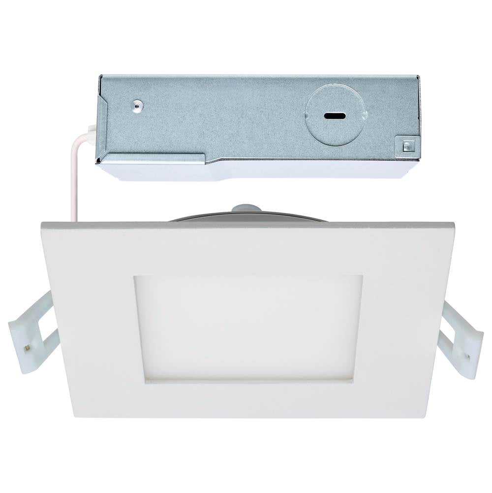 Satco S11829R1 White 10wled/dw/el/4/cct-sel/sq/rd Image 1