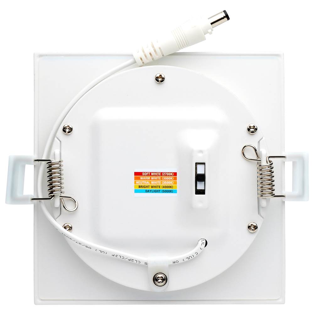 Satco S11829R1 White 10wled/dw/el/4/cct-sel/sq/rd Image 7