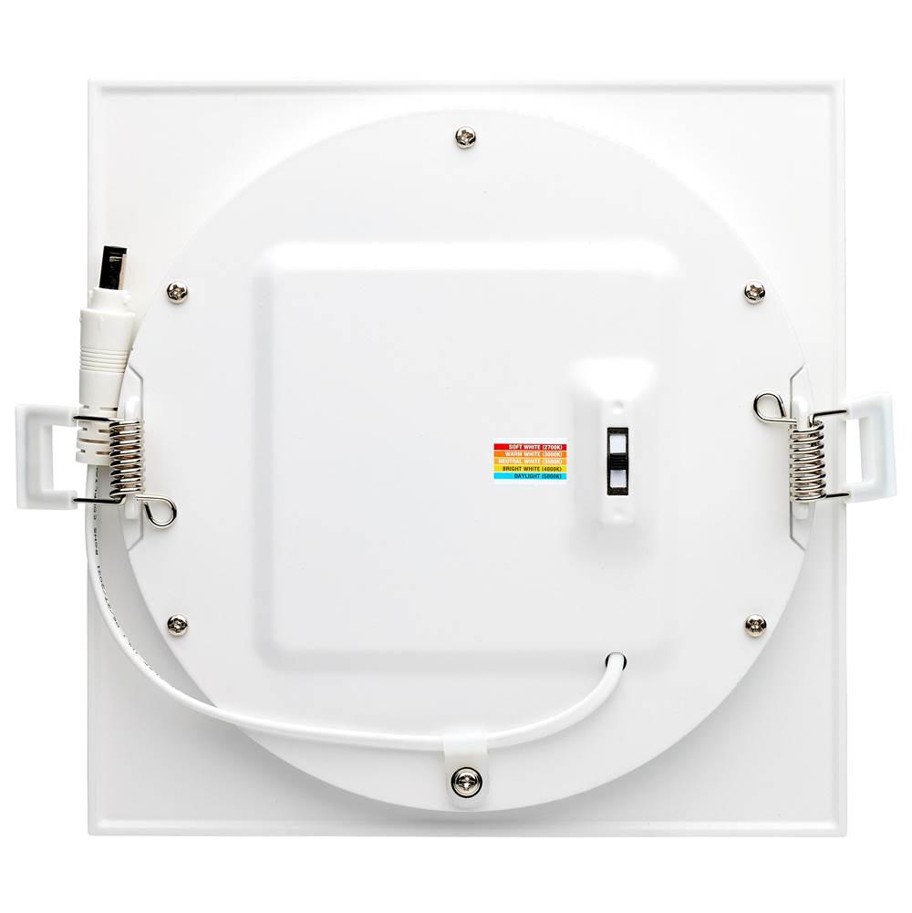 Satco S11830R1 White 12wled/dw/el/6/cct-sel/sq/rd Image 7