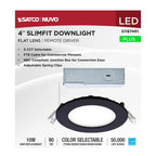 Satco S11874R1 Black 10wled/dw/4/cct-sel/rnd/rd/bk Image 3