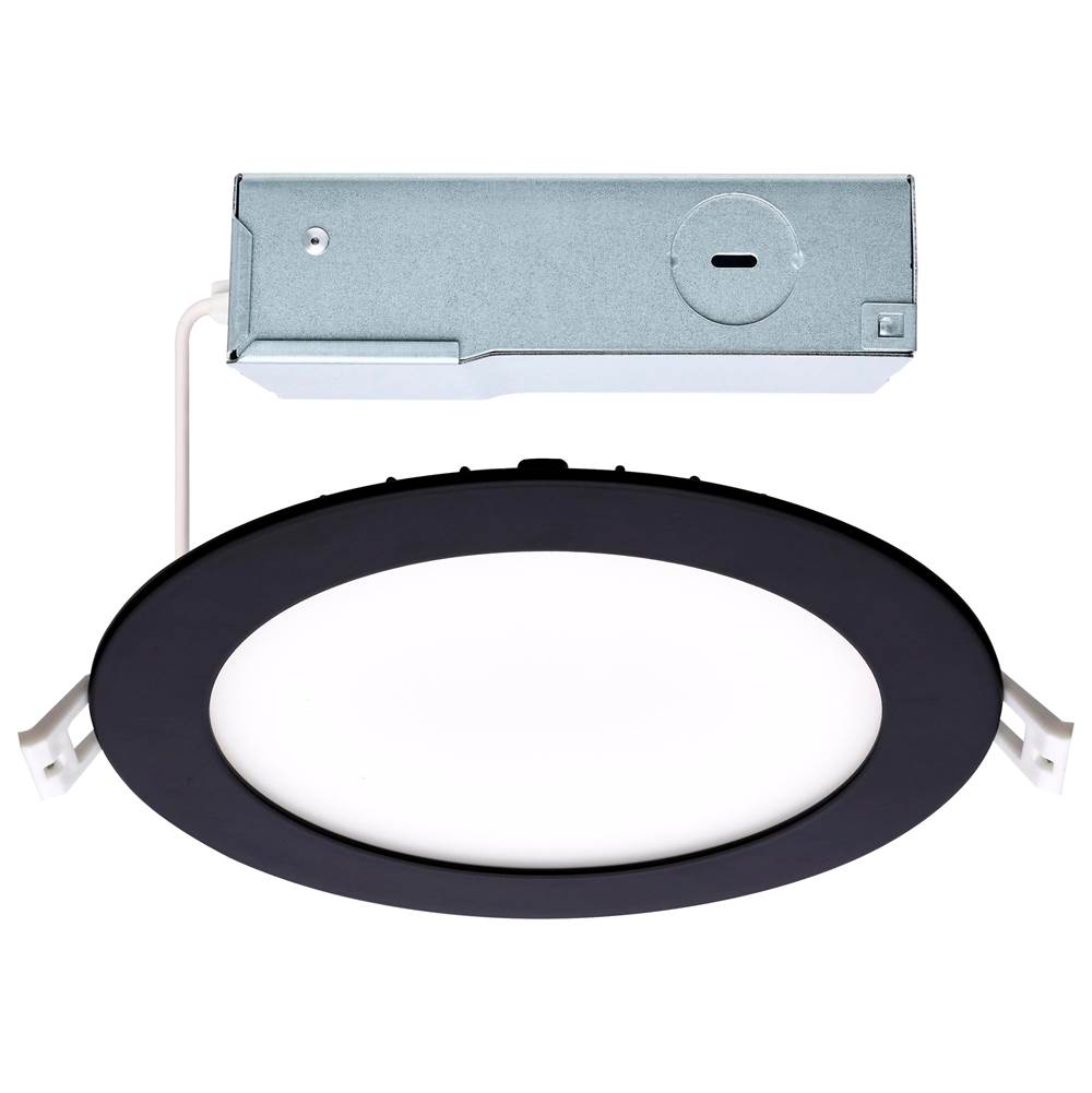 Satco S11875R1 Black 12wled/dw/6/cct-sel/rnd/rd/bk Image 1
