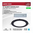 Satco S11875R1 Black 12wled/dw/6/cct-sel/rnd/rd/bk Image 3