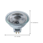 Satco S12360 Clear 5.5 Watt Mr16 Led Spotlight - 2700k Cct - Gu5.3 Base - 12 Volt Image 2