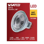 Satco S12366 Clear 5.5 Watt Mr16 Led Floodlight - 3000k Cct - Gu5.3 Base - 12 Volt Image 8