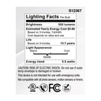 Satco S12367 Clear 5.5 Watt Mr16 Led Floodlight - 3500k Cct - Gu5.3 Base - 12 Volt Image 6