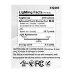 Satco S12368 Clear 5.5 Watt Mr16 Led Floodlight - 4000k Cct - Gu5.3 Base - 12 Volt Image 6