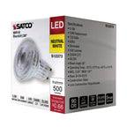 Satco S12373 Clear 5.5 Watt Mr16 Led Floodlight - 3500k Cct - Gu10 Base - 120 Volt Image 3