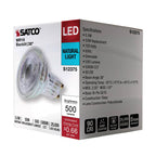Satco S12375 Clear 5.5 Watt Mr16 Led Floodlight - 5000k Cct - Gu10 Base - 120 Volt Image 3