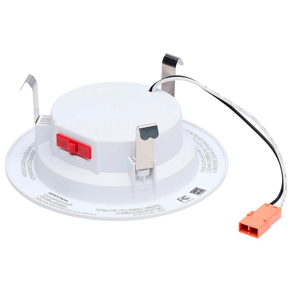Satco  6 Watt Led Downlight Retrofit - 4 Inch - Cct Selectable - Round - White Finish