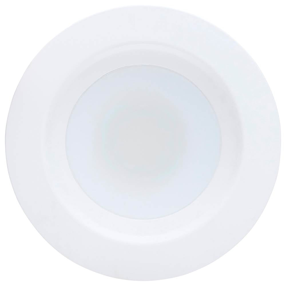 Satco S12600 White 6 Watt Led Downlight Retrofit - 4 Inch - Cct Selectable - Round - White Finish Image 9