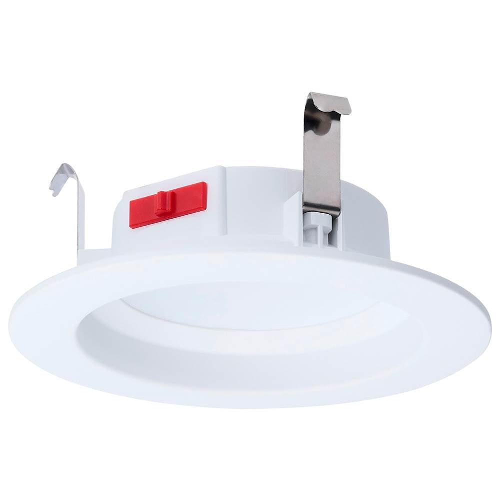 Satco S12600 White 6 Watt Led Downlight Retrofit - 4 Inch - Cct Selectable - Round - White Finish Image 8