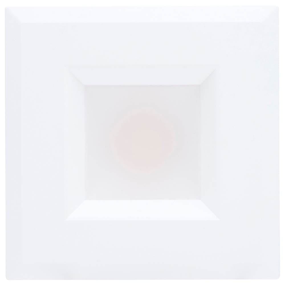 Satco S12601 White 6 Watt Led Downlight Retrofit - 4 Inch - Cct Selectable - Square - White Finish Image 9