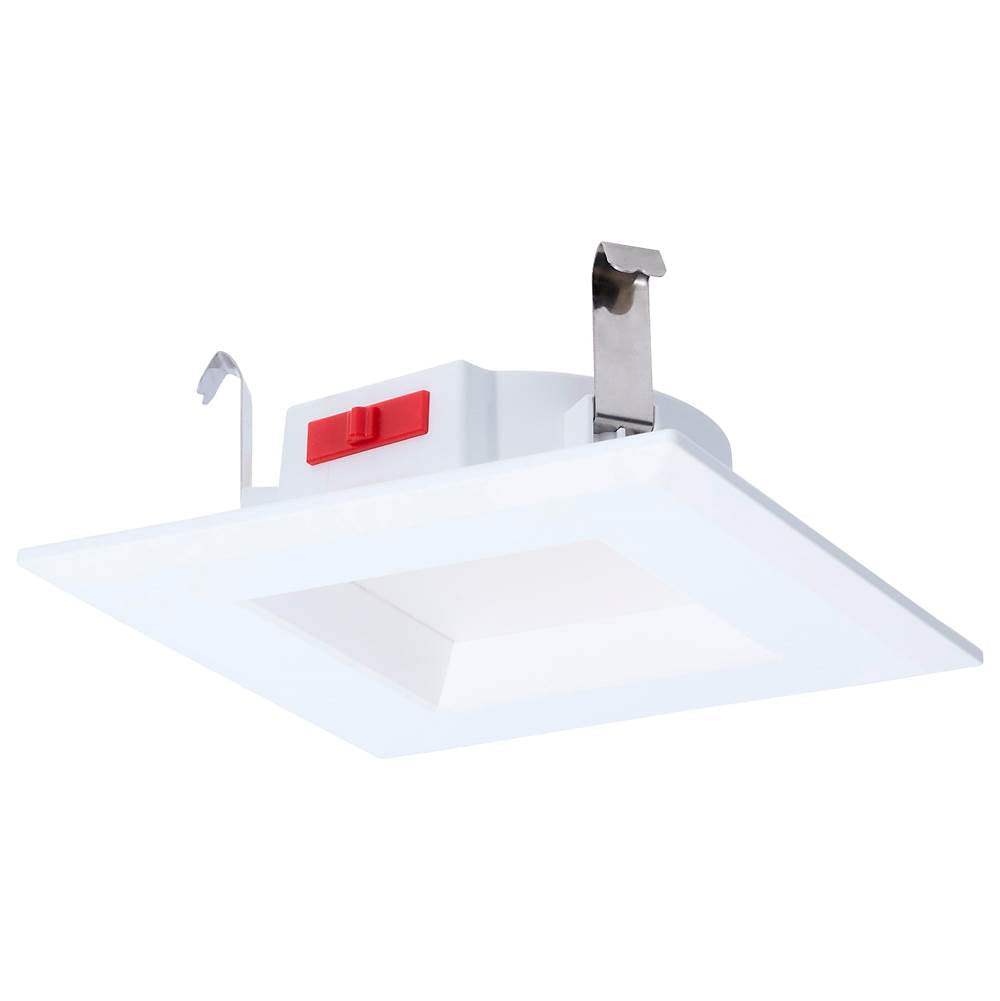 Satco S12601 White 6 Watt Led Downlight Retrofit - 4 Inch - Cct Selectable - Square - White Finish Image 8