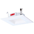 Satco S12601 White 6 Watt Led Downlight Retrofit - 4 Inch - Cct Selectable - Square - White Finish Image 8