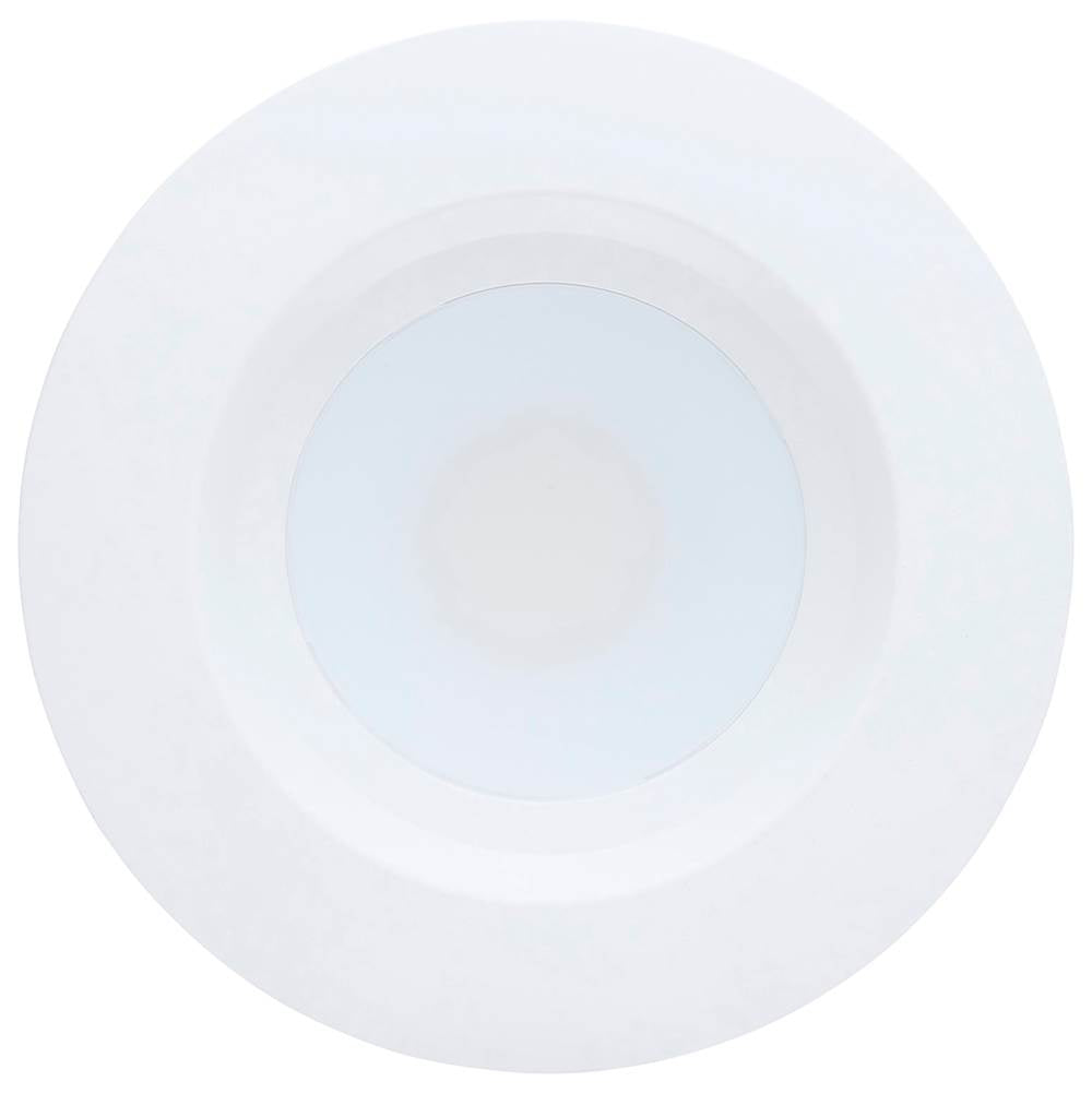 Satco S12602 White 8 Watt Led Downlight Retrofit - 5-6 Inch - Cct Selectable - Round - White Finish Image 9