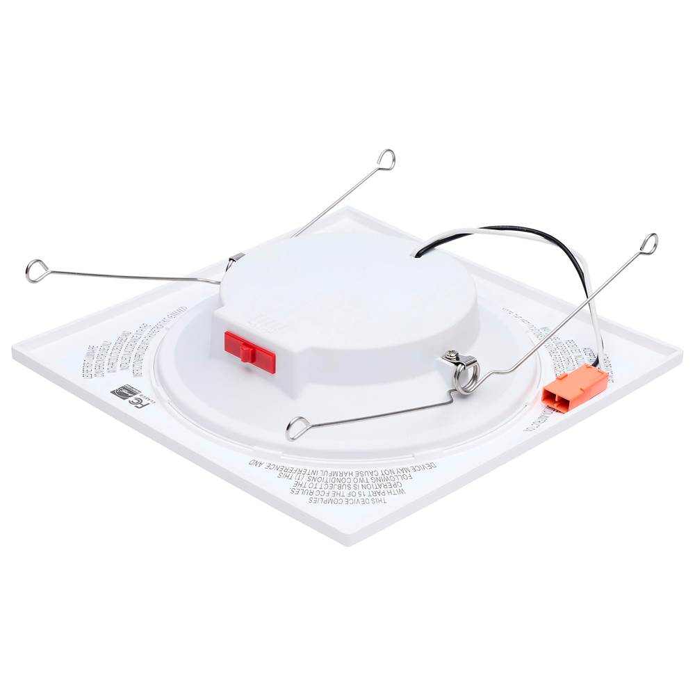 Satco  8 Watt Led Downlight Retrofit - 5-6 Inch - Cct Selectable - Square - White Finish