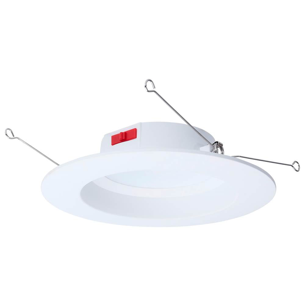 Satco S12604 White 10 Watt Led Downlight Retrofit - 5-6 Inch - Cct Selectable - Round - White Finish Image 8