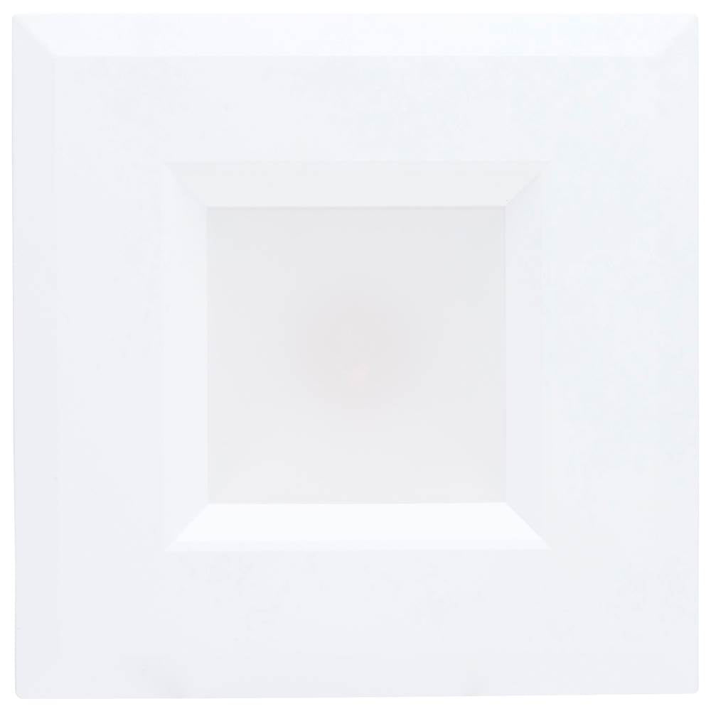 Satco S12605 White 10 Watt Led Downlight Retrofit - 5-6 Inch - Cct Selectable - Square - White Finish Image 9