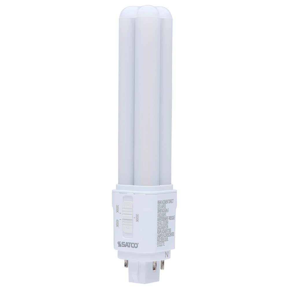 Satco S29854 Frost 9.5 Watt Led Pl - 30k/35k/40k Cct Selectable - G24q Base - Type A/b - 120-277 Volt Image 1