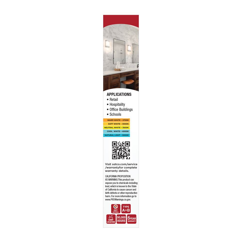 Satco S29880 White 3 Watt Pls Led - 27k/3k/35k/4k/5k Cct - G23 Base - Omni - Type A/b - 120-277 Volt Image 5