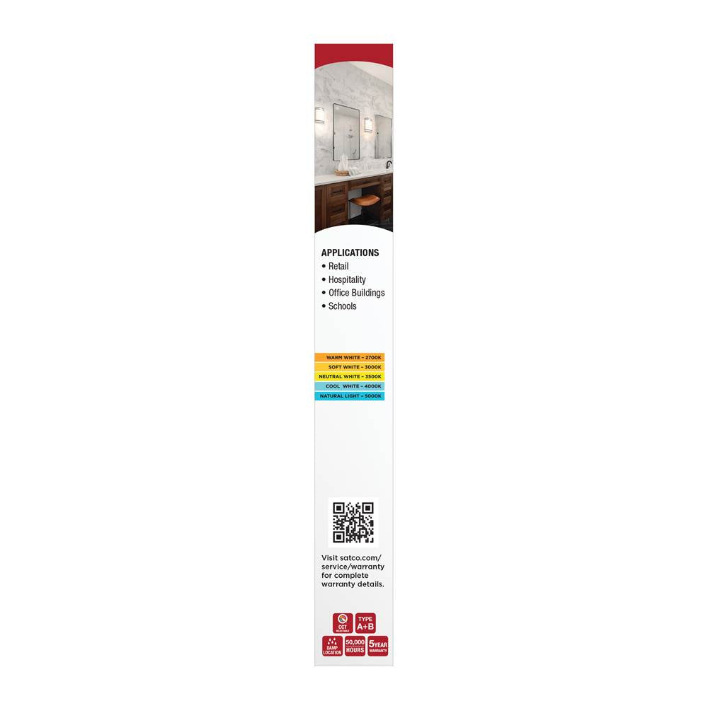 Satco S29881 White 5 Watt Pls Led - 27k/3k/35k/4k/5k Cct - Gx23 Base - Omni - Type A/b - 120-277 Volt Image 5