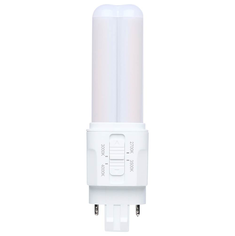 Satco S29882 White 5.5 Watt Plc Led - 27k/3k/35k/4k Cct - Gx23 Base - Omni - Type A/b - 120-277 Volt Image 1