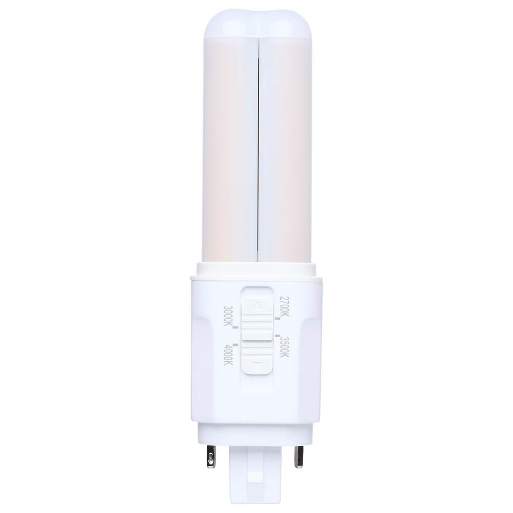 Satco S29883 White 5.5 Watt Plc Led - 27k/3k/35k/4k Cct - G24d Base - Omni - Type A/b - 120-277 Volt Image 1