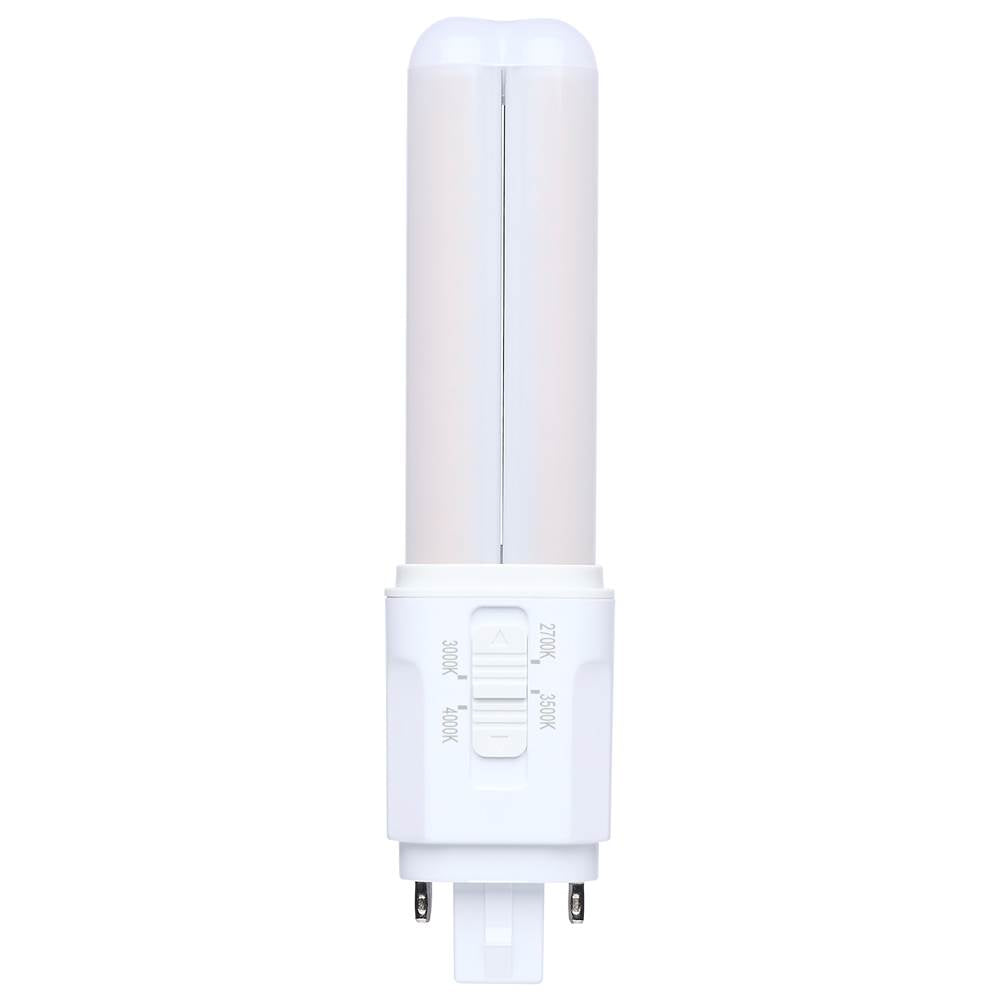 Satco S29884 White 7 Watt Plc Led - 27k/3k/35k/4k Cct - G24q Base - Omni - Type A/b - 120-277 Volt Image 1