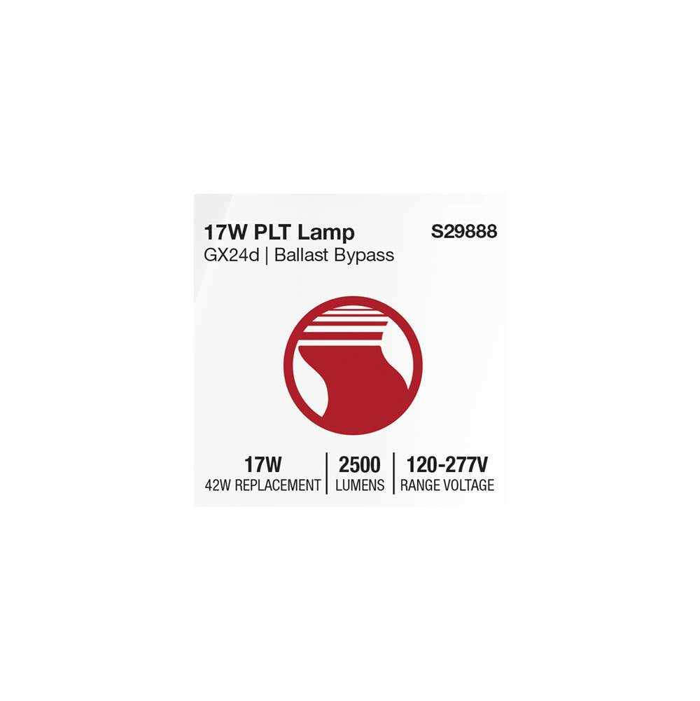 Satco S29888 White 17 Watt Plt Led - 3k/35k/4k/5k Cct - Gx24d Base - Omni - Type B - 120-277 Volt Image 4