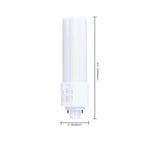 Satco S29888 White 17 Watt Plt Led - 3k/35k/4k/5k Cct - Gx24d Base - Omni - Type B - 120-277 Volt Image 2