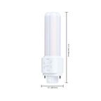 Satco S29898 White 7 Watt Plc Led - 27k/3k/35k/4k Cct - Gx32d Base - Omni - Type A/b - 120-277 Volt Image 2