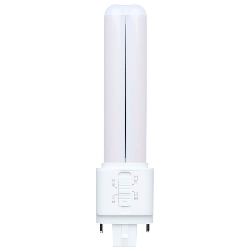Satco S29899 White 9 Watt Plc Led - 27k/3k/35k/4k Cct - Gx32d Base - Omni - Type A/b - 120-277 Volt Image 1