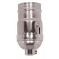 Satco Nickel Finish 3 Way Keyless Socket 1/8 Cap
