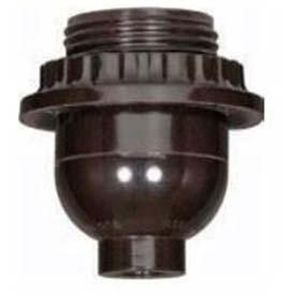 Satco Black Phenolic Short Keyless Socket 1/8 Full
