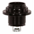 Satco Black Phenolic Medium Base Threaded