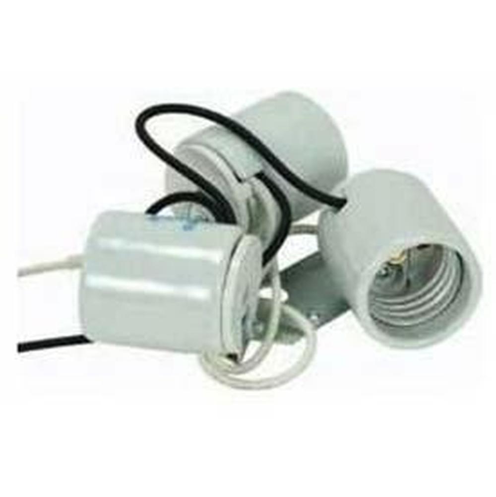 Satco 3 Lite Porcelain With Cap Cluster With