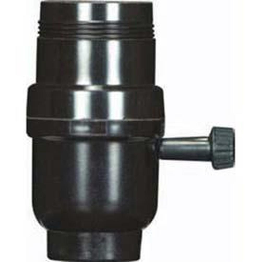 Satco Black. Phen. 3-way Metal Ips Thre