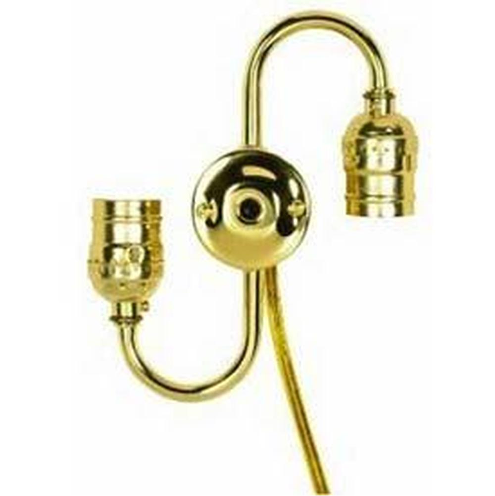 Satco S Cluster With Leads Brass Plated