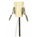 Satco Ivory Candelabra Socket V30 Spring Clip