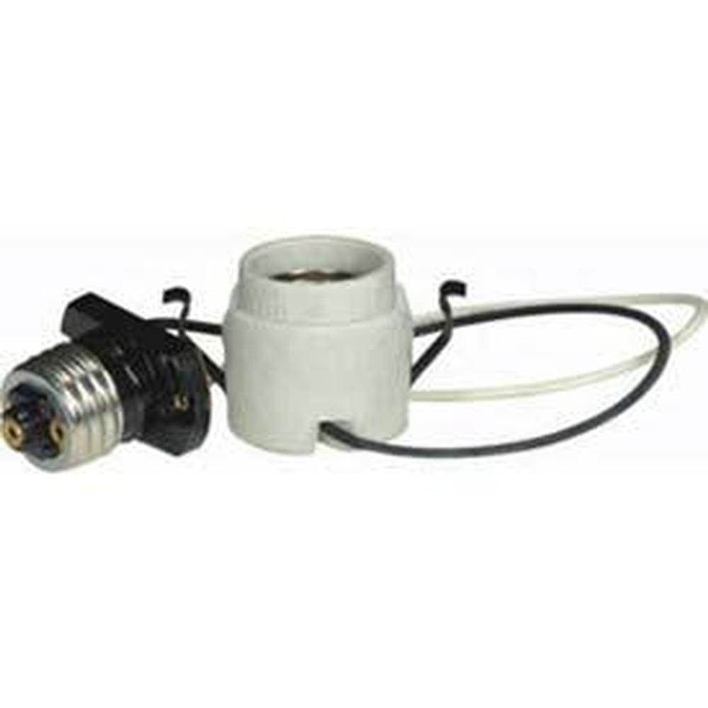 Satco Unglazed Keyless Porcelain Socket With